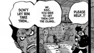 An injured woman asking Dragon to save her kids (Image Source: Shueisha)